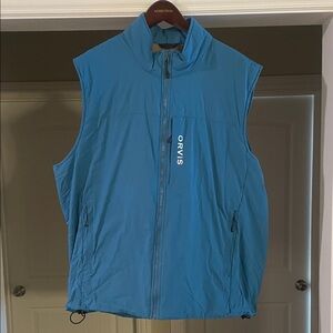 Orvis Turquoise Blue Zip Front Vest